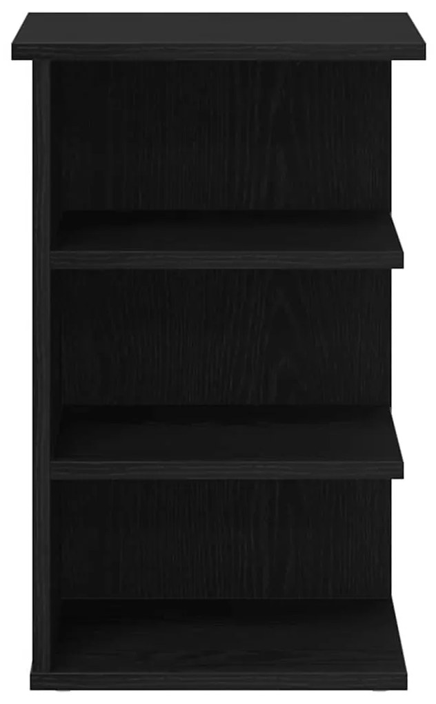 vidaXL Βοηθητικό ντουλάπι Μαύρο 35 x 35 x 55 εκ. Επεξεργασμένο ξύλο
