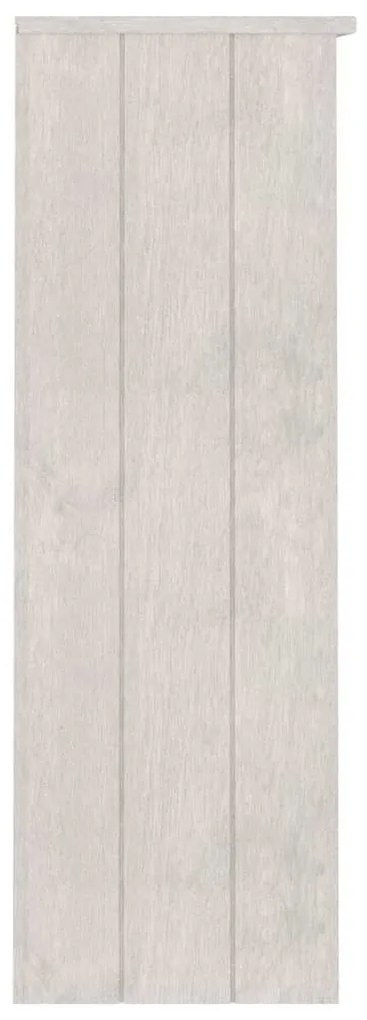 vidaXL Πάνω Μέρος Ντουλαπιού HAMAR Λευκό 85x35x100 εκ. Μασίφ Πεύκο