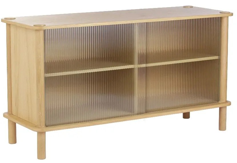Μπουφές Italic Glass Doors 5523-2C5523-2 135x48x73.4cm Oak Natural