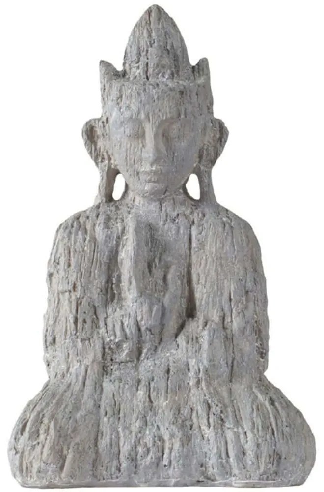 Διακοσμητικός Βούδας D8576 15,5x8x23,5cm Grey Artekko Resin