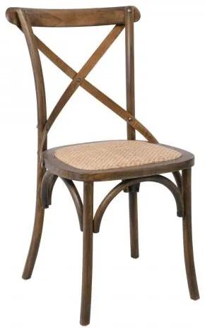 DESTINY καρέκλα Καρυδί 48x52x89cm Ε7020,2