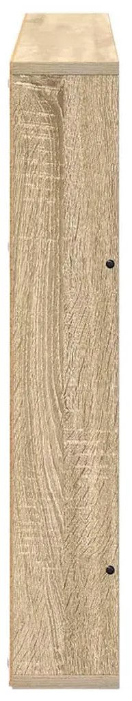 vidaXL Ράφι Περιοδικών με ράφι 2 pcs Δρύς Sonoma 100 x 12 x 70 εκ
