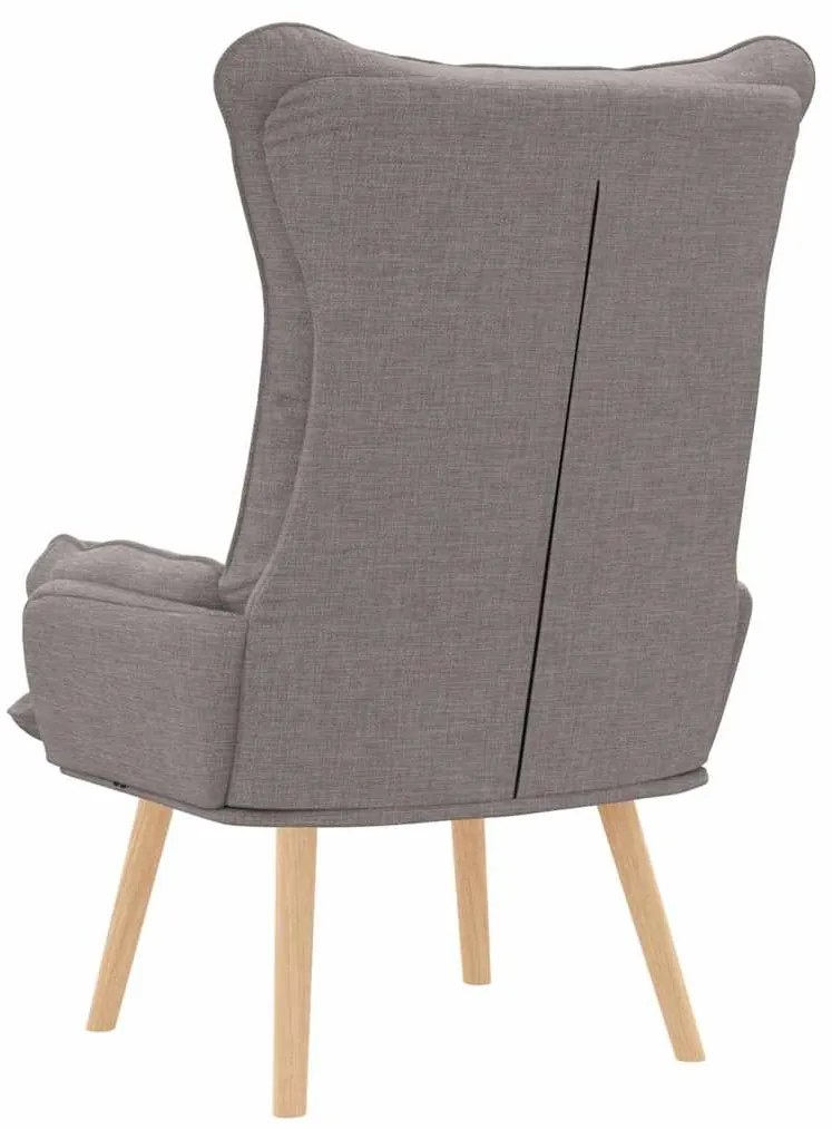 vidaXL Χαλαρωτική Πολυθρόνα Taupe 69 x 74 x 93 εκ. ύφασμα