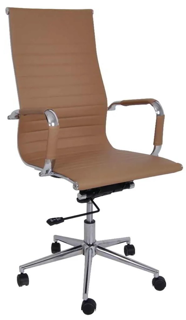 Καρέκλα Γραφείου BF3300 PU Μπεζ 55x64x108/118cm
