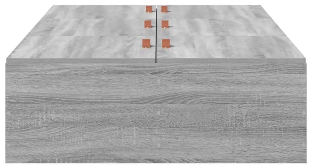 vidaXL Σκελετός Κρεβατιού Γκρι sonoma 80 x 200 cm Επεξεργασμένο ξύλο