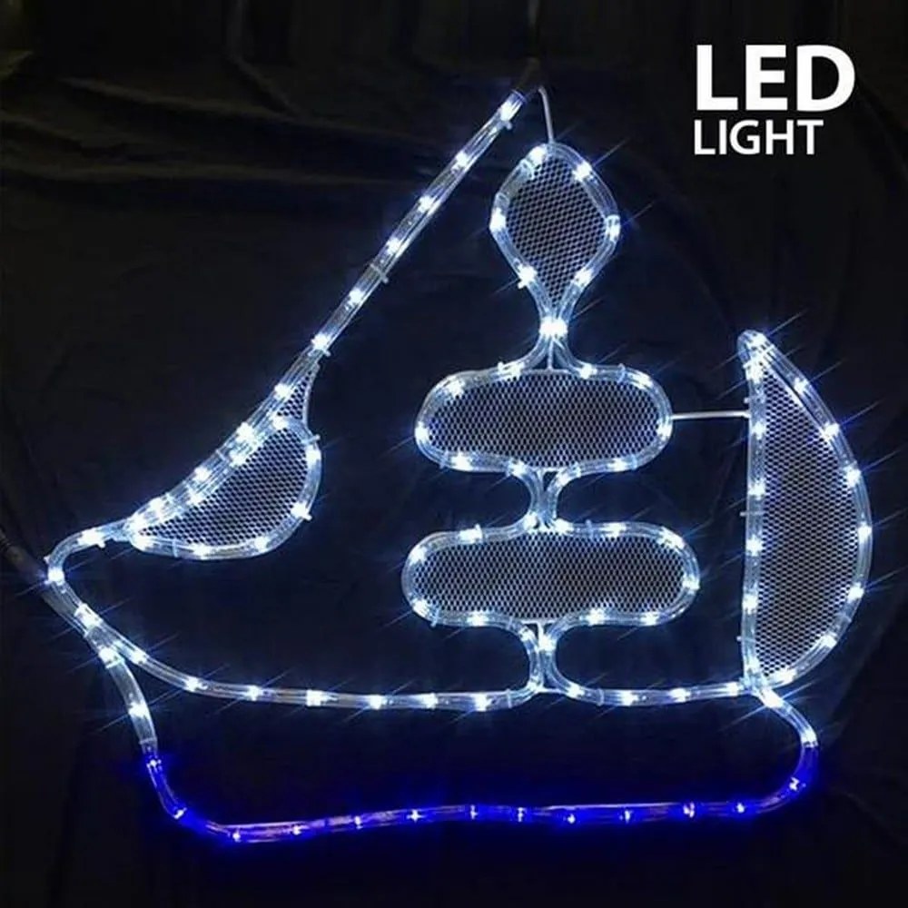 Φωτοσωλήνας Καράβι Led 600-20101 60x51cm IP44 Multi