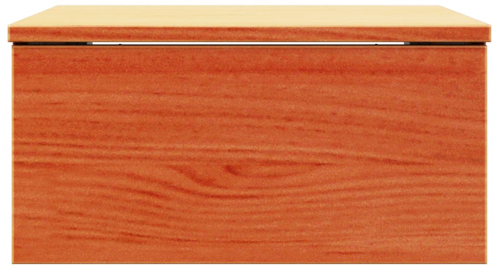 vidaXL Κομοδίνο Καφέ κεριού 37 x 35 x 18.5 εκ Μασίφ ξύλο πεύκου