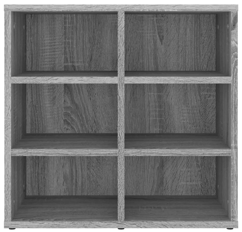 vidaXL Παπουτσοθήκη 2 τεμ. Γκρι Sonoma 52,5 x 30 x 50 εκ.