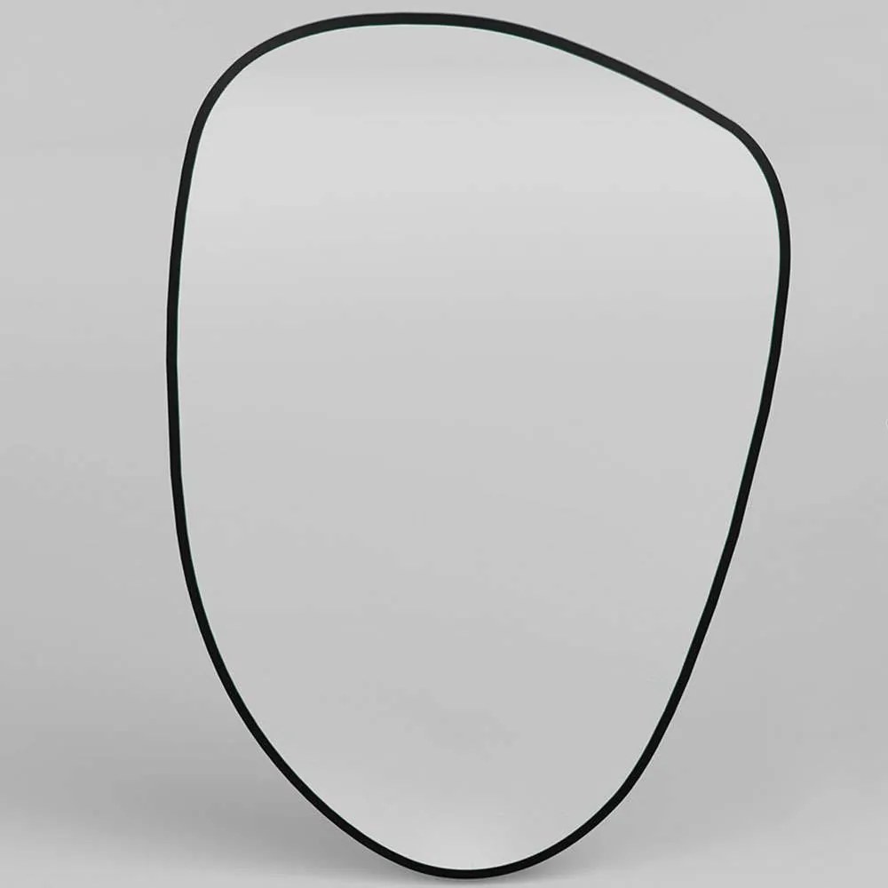 Καθρέπτης Τοίχου Dream 552NOS2348 Black 91x61cm Black Aberto Design Mdf, Glass
