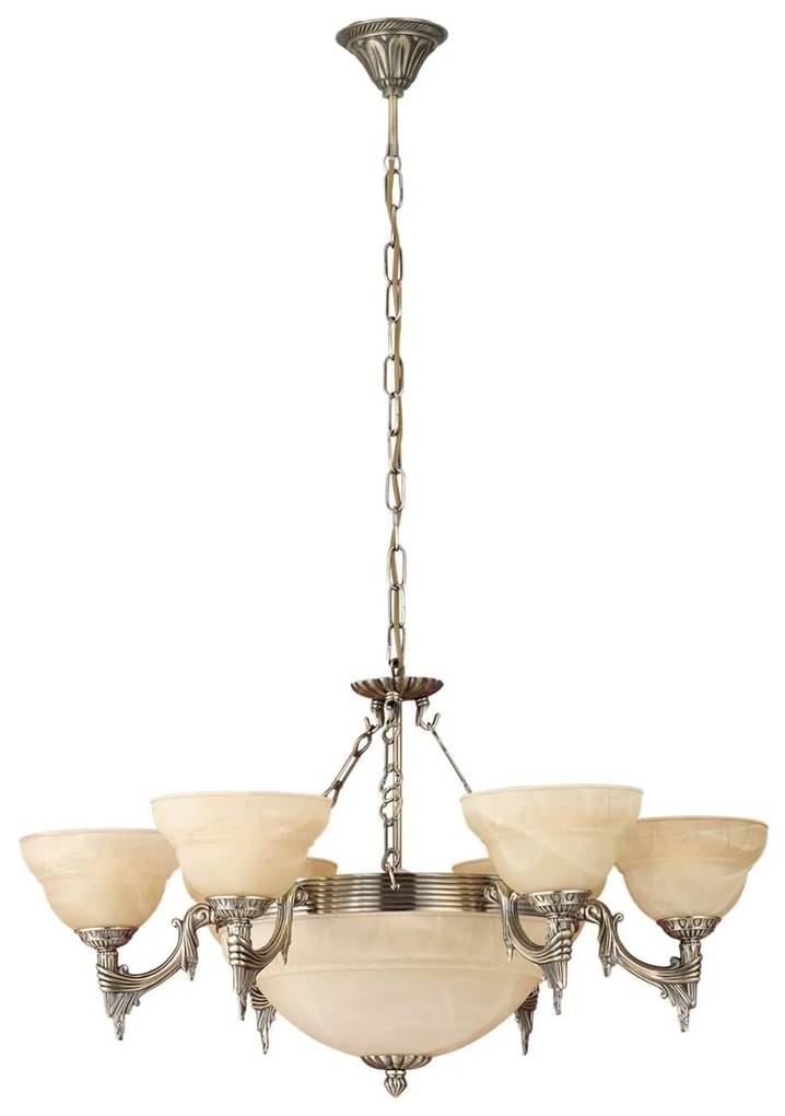 Φωτιστικό Οροφής Marbella 85858 Champagne Eglo Metal, Glass