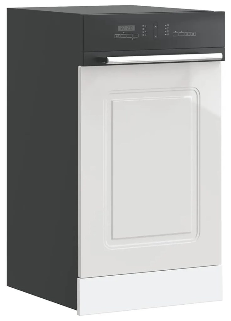 Πίνακας πλυντηρίου πιάτων "Kalmar" High Gloss White 45x1,5x67cm - Λευκό