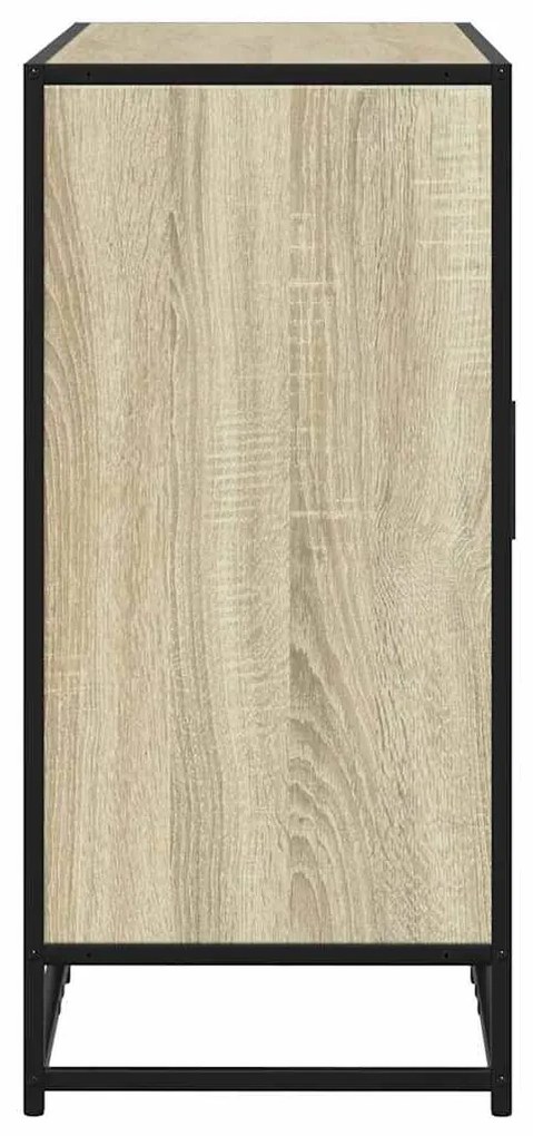 Sideboard Sonoma Oak 92x35x76 cm Κατασκευασμένο ξύλο - Καφέ