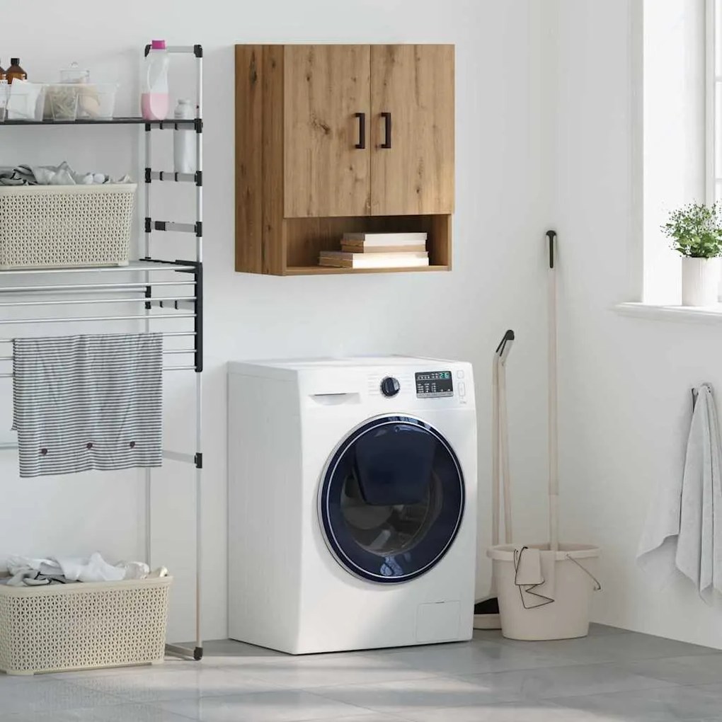 vidaXL Ντουλάπα Τοίχου artisan δρυς 60 x 31 x 70 εκ Επεξεργασμένο ξύλο