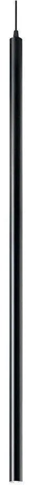 Φωτιστικό Οροφής Ultrathin Round 142913 3x115/308cm LED 11,5W 3000K Black Ideal Lux