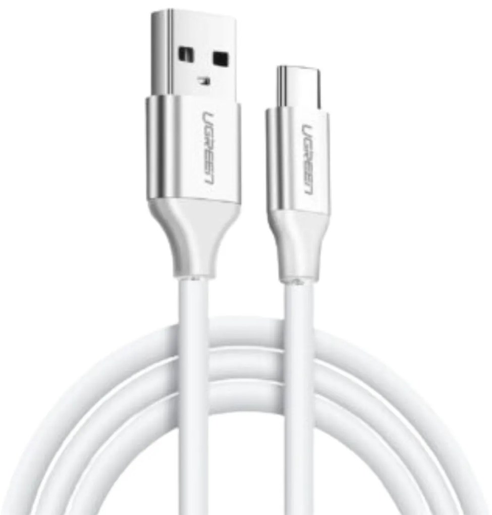 UGREEN Cable USB-A to USB-C, 1.5m, 3A, Nickel plating white - US287 / 60122