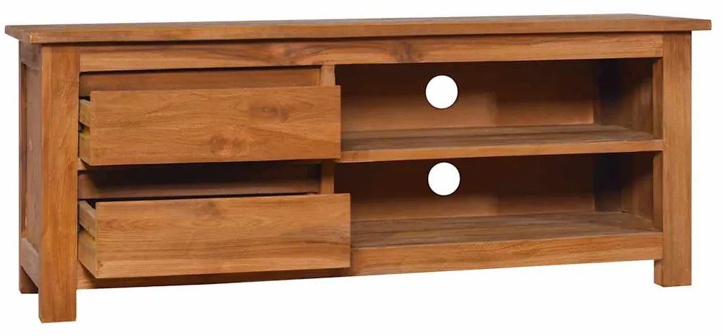 vidaXL Έπιπλο Τηλεόρασης 100 x 30 x 40 εκ. από Μασίφ Ξύλο Teak