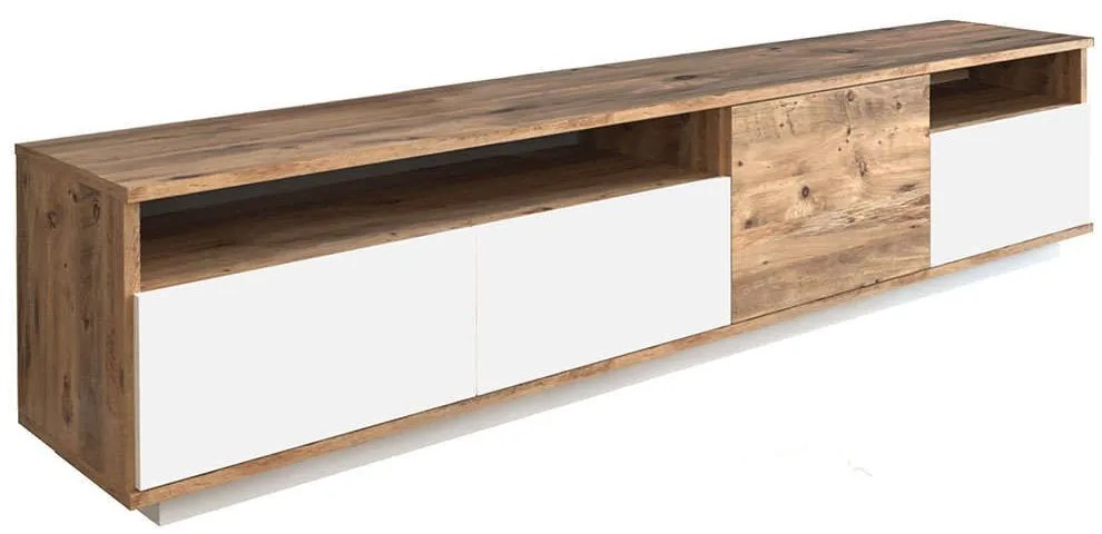 Έπιπλο Τηλεόρασης 956LCS1606 180x44,5x44,6cm White-Oak