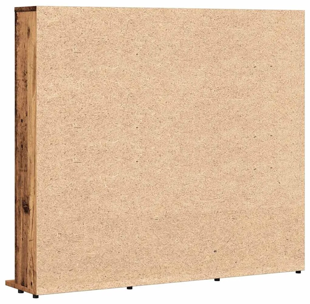 Ντουλάπι CD Παλιό ξύλο 100x23x89,5 cm Ξύλο μηχανικής κατασκευής - Καφέ