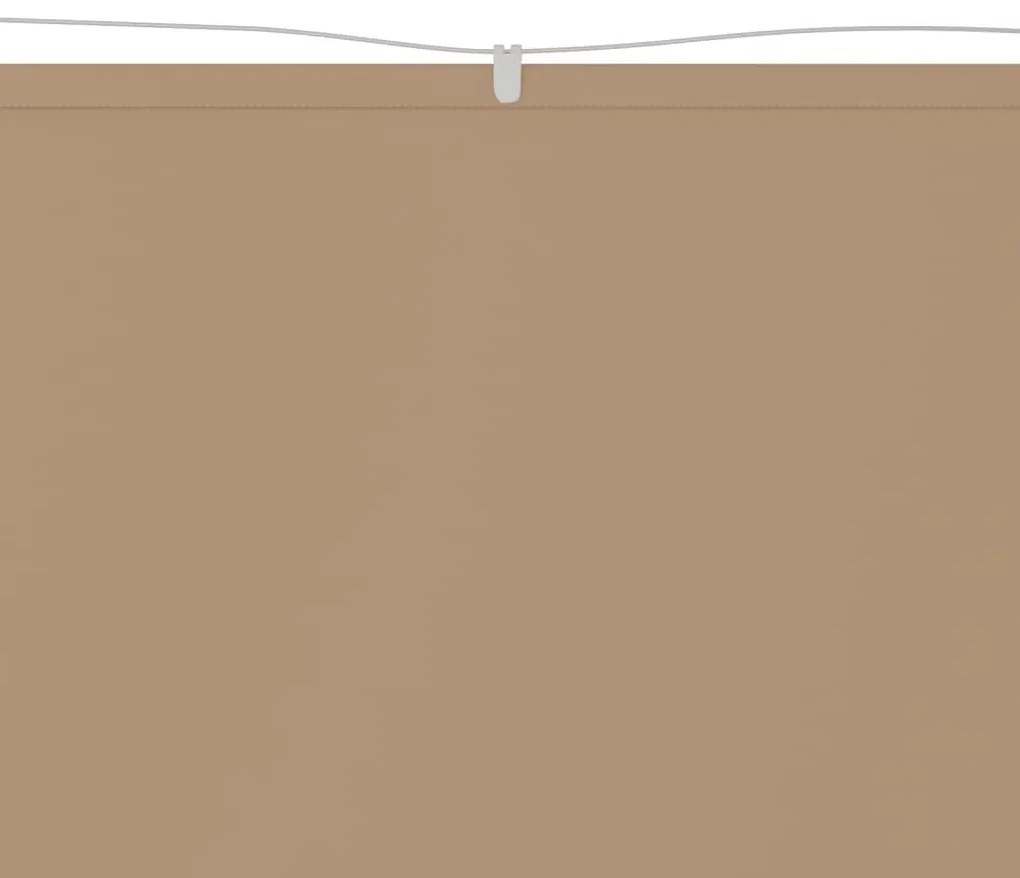 Τέντα Κάθετη Taupe 60 x 270 εκ. από Ύφασμα Oxford - Μπεζ-Γκρι