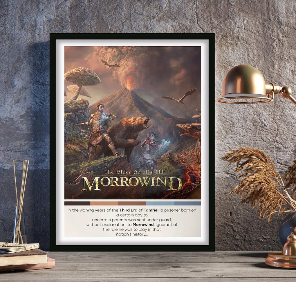 Πόστερ &amp; Κάδρο Morrowind GM186 30x40cm Εκτύπωση Πόστερ (χωρίς κάδρο)