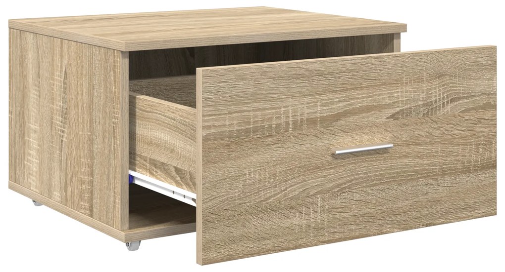 vidaXL Ντουλάπι με Συρτάρια Καφέ 55 x 45 x 33.5 εκ Επεξεργασμένο ξύλο