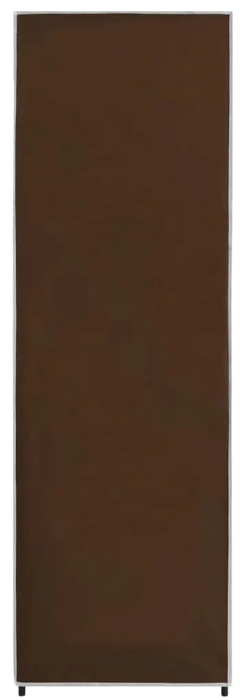 vidaXL 282458 Wardrobe Brown 87x49x159 cm Fabric
