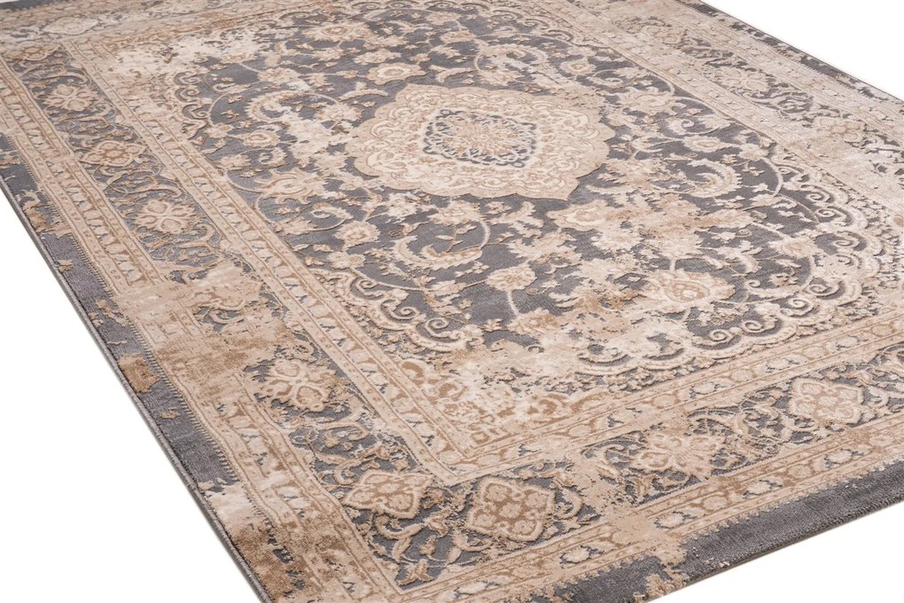 ΧΑΛΙ VELVET 2222/Grey Beige - 160cm x 230cm - 2003480 - 2003480