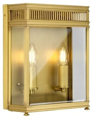 Φανάρι  Απλίκα Φωτιστικό Τοίχου 2xE14 IP44  31cm  Holborn Elstead Lighting-HL7-M-DB-Μπρονζέ HL7-M-DB