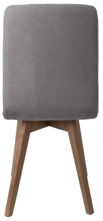 Καρέκλα Τραπεζαρίας NEW T-17 Fylliana Γκρί με Grey oak πόδια 42x48x87εκ. 2αδα 42x48x87 εκ.