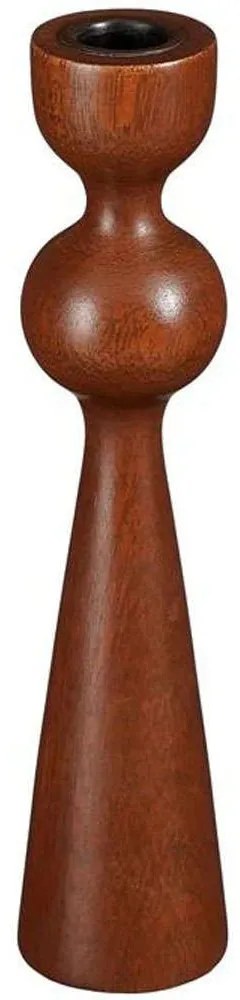 Κηροπήγιο Mango 02.1137400 5,5x24cm Brown Wood