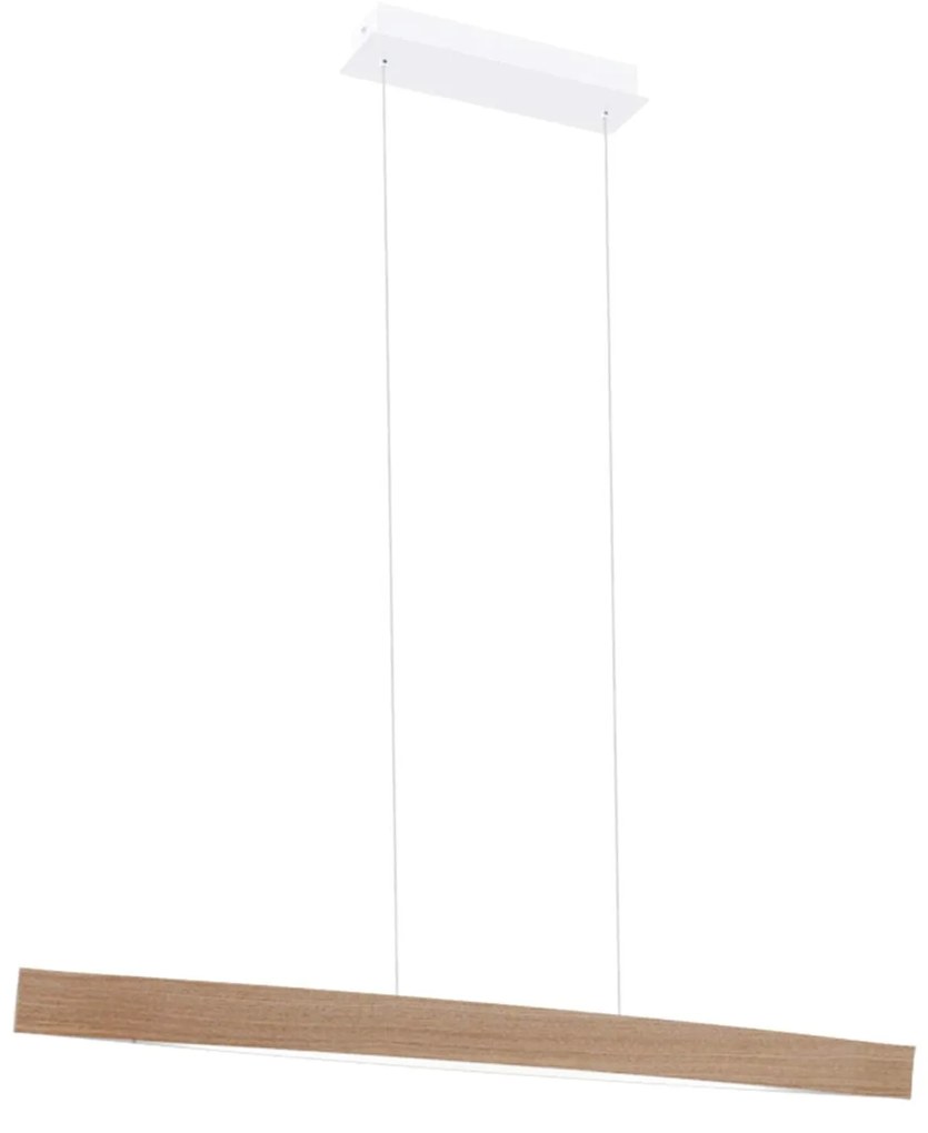 Φωτιστικό Οροφής Led Fornes 93342 Oak Eglo Metal,Wood
