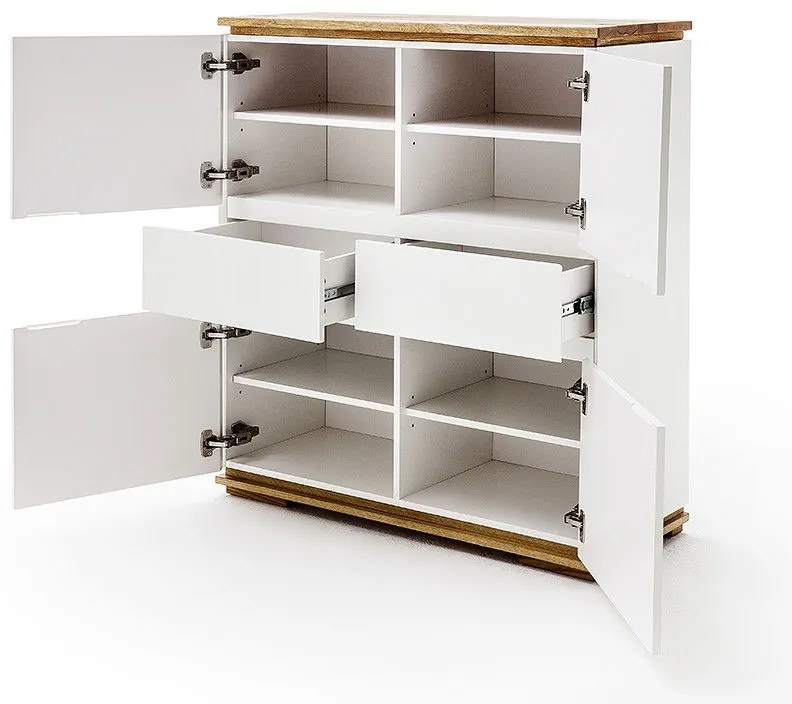 Μπουφές Λευκή Λάκα 102x115x40