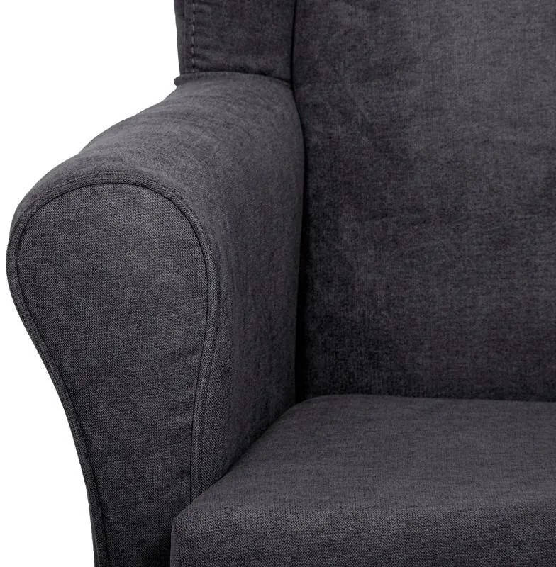 Πολυθρόνα Classic 24 Fylliana Σκούρο Γκρί 80x80x114 εκ. 80x80x114 εκ.