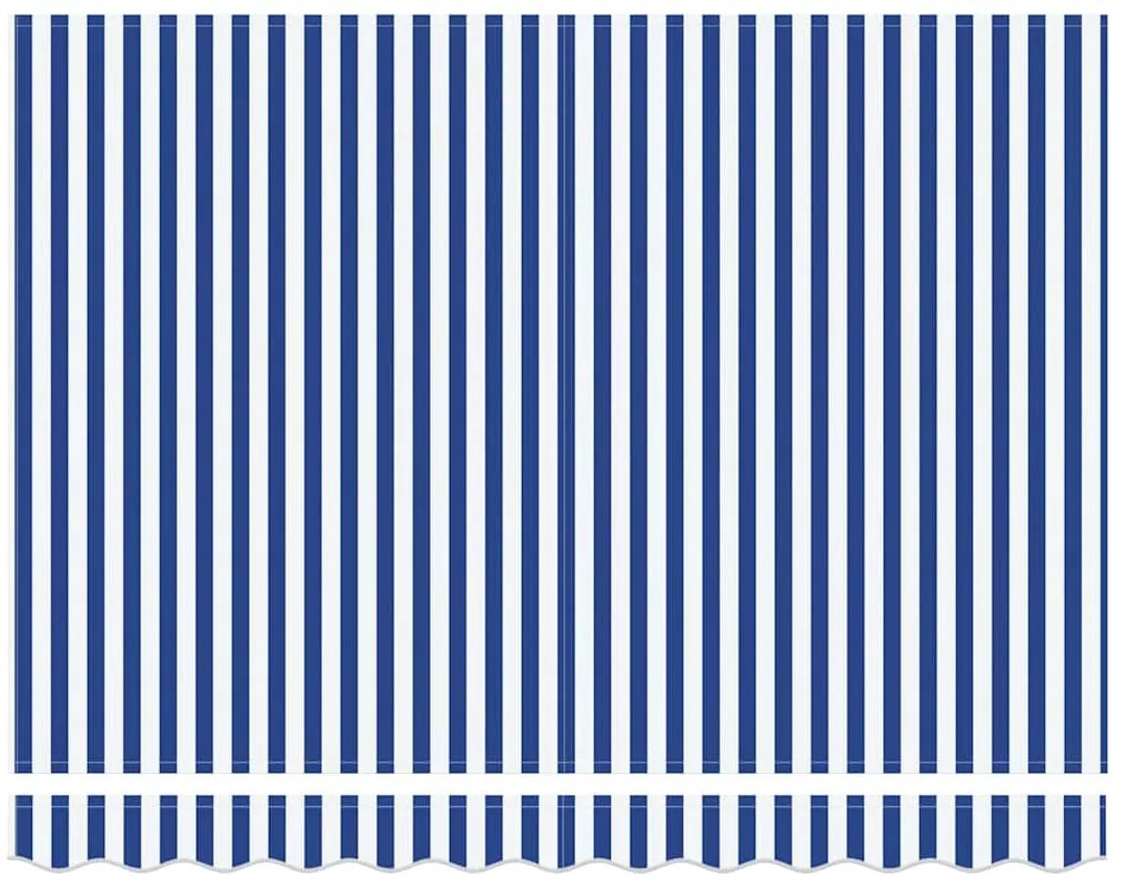 vidaXL Σκηνίτσα Αναδιπλούμενη Μπλε και άσπρο 350x250 εκ ύφασμα