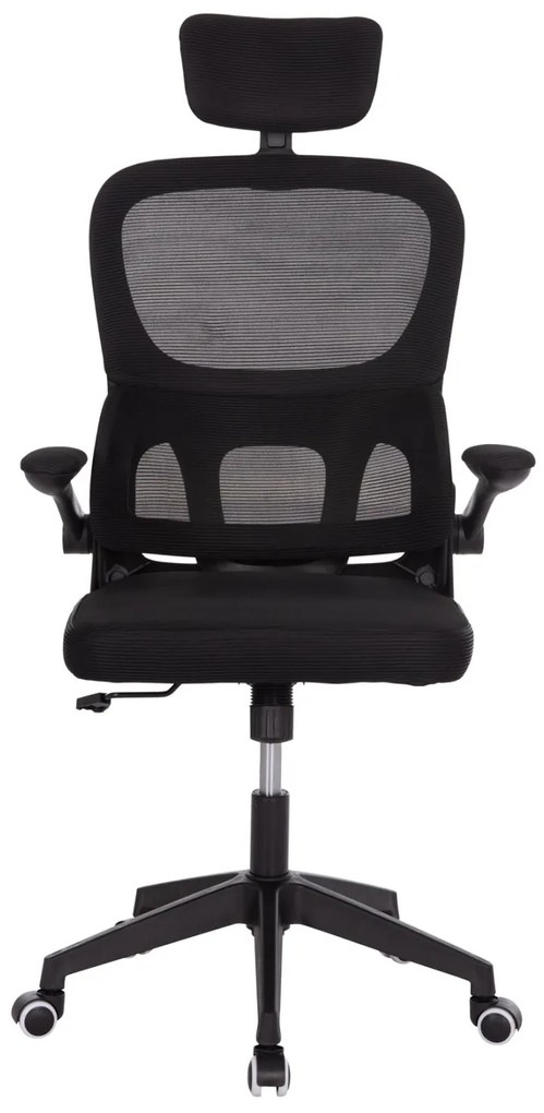 Καρέκλα Γραφείου BASTON C18236.01 με Μαύρο MESH &amp; PP Σκελετός 64x60x117-127Υεκ. 64x60x127 εκ.