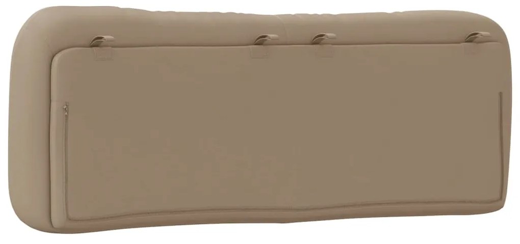 vidaXL Μαξιλάρι για Κεφαλάρι Hvar Καπουτσίνο 140 εκ. από Συνθετικό Δέρμα