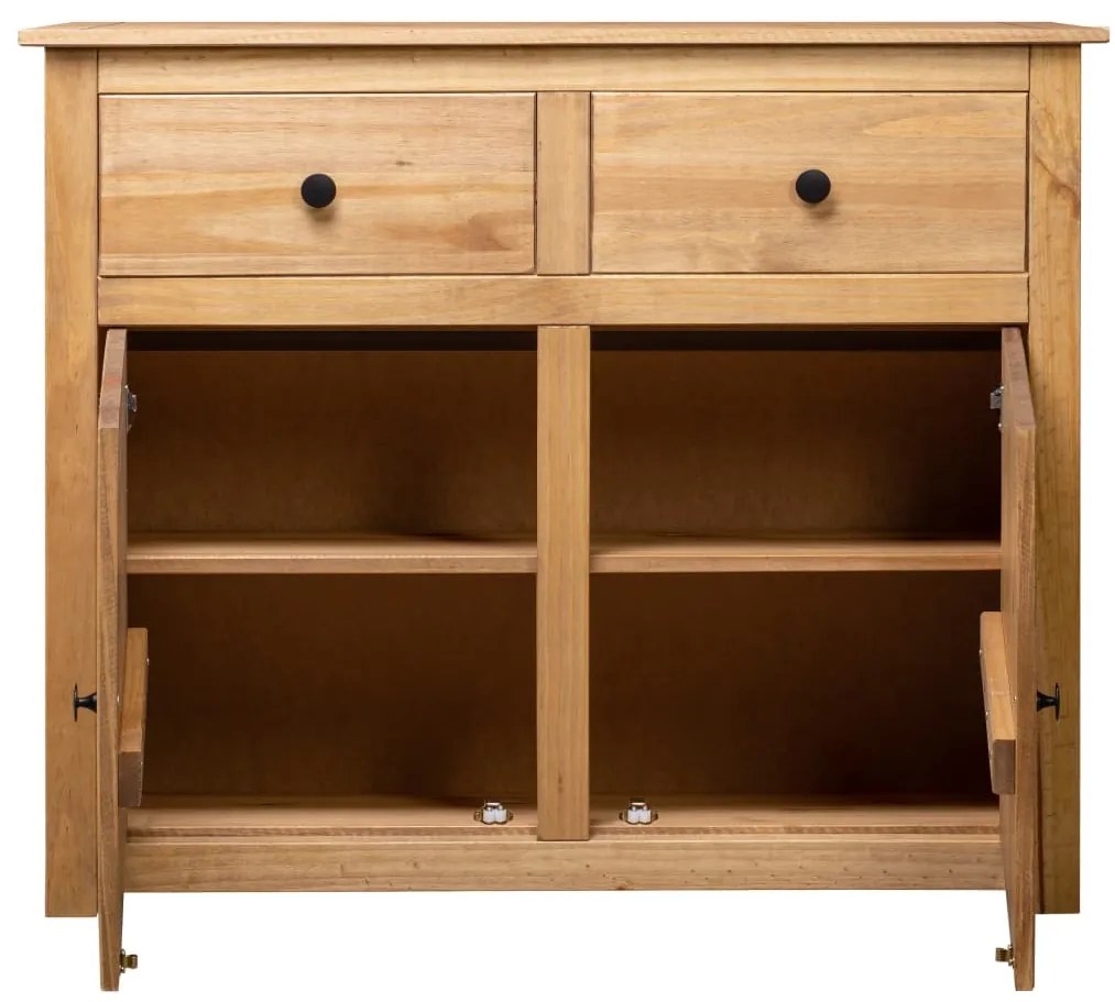 vidaXL Μπουφές 93 x 40 x 80 εκ. από Μασίφ Ξύλο Πεύκου Σειρά Panama