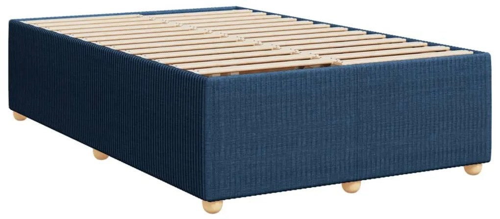 ΚΡΕΒΑΤΙ BOXSPRING ΜΕ ΣΤΡΩΜΑ ΜΠΛΕ 120X190 ΕΚ. ΥΦΑΣΜΑΤΙΝΟ 3294301