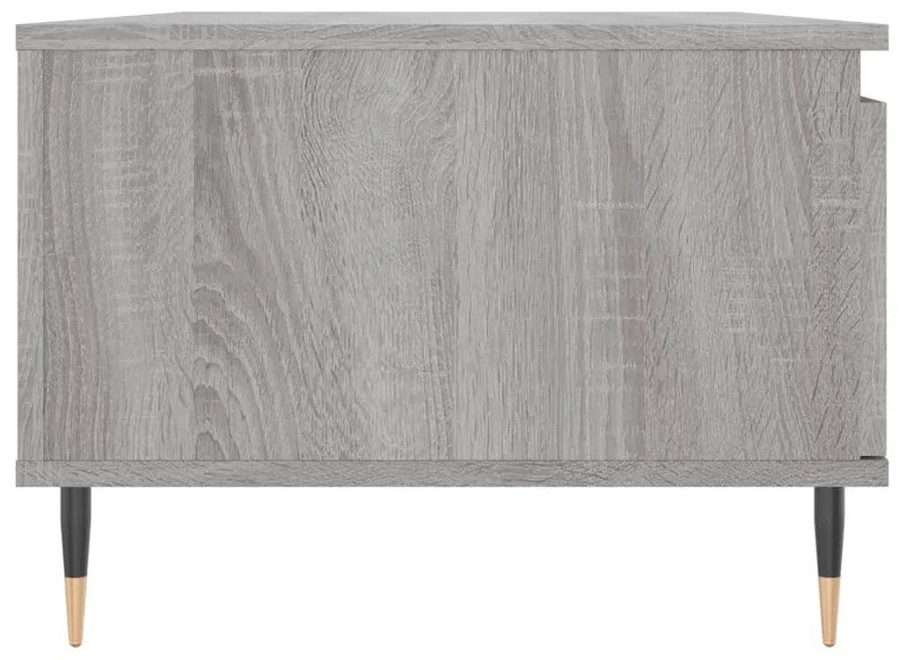vidaXL Τραπεζάκι Σαλονιού Γκρι Sonoma 90x50x36,5εκ. Επεξεργασμένο Ξύλο