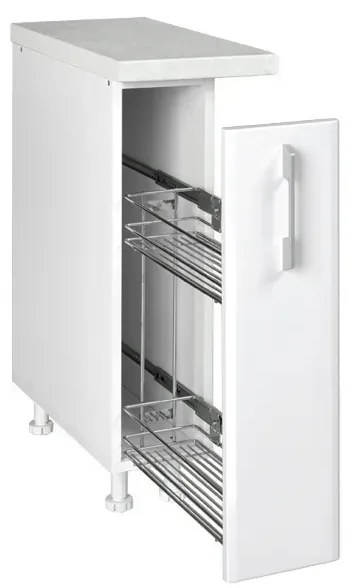 MATIS Κουζίνα In MDF D20 Άσπρο gloss MatisKD2014
