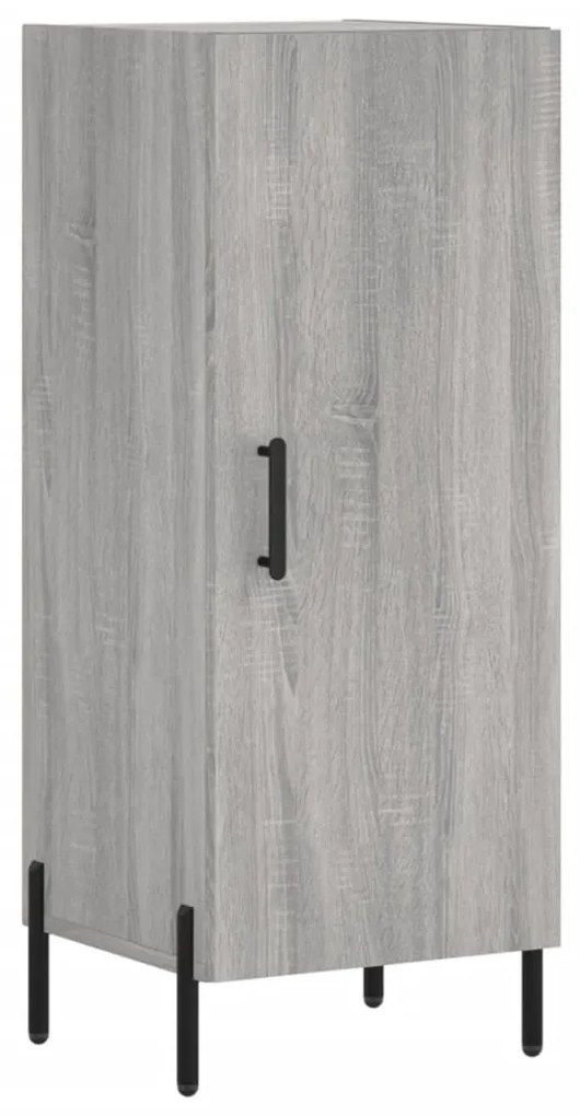 vidaXL Ντουλάπι Γκρι Sonoma 34,5x34x90 εκ. από Επεξεργασμένο Ξύλο
