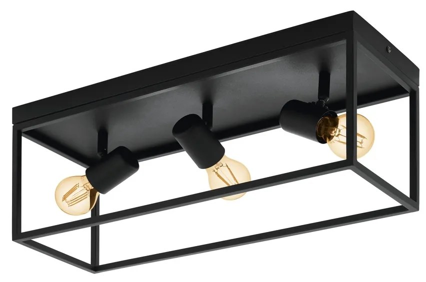 Φωτιστικό Οροφής Eglo 98333 SILENTINA Μαύρο Ματ (Black Mat)