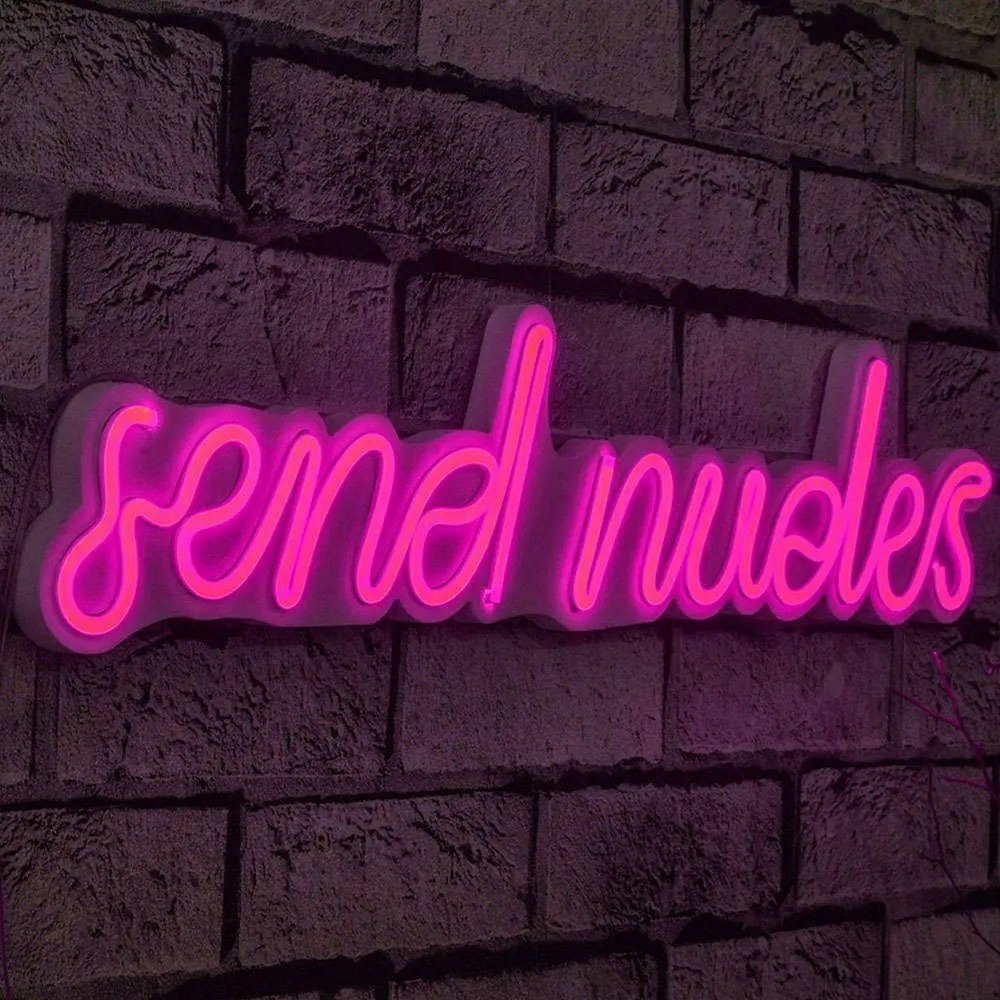 Διακοσμητικό Φωτιστικό Τοίχου Send Nudes 395NGR1722 60x2x13cm Led 15,1W Pink Wallity