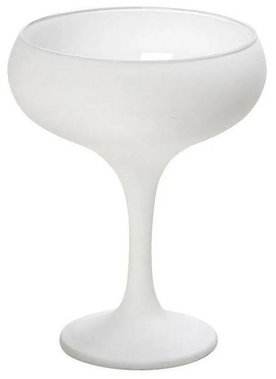 Ποτήρι Maya Σαμπάνιας Coupe Λευκό Ματ 270Cc 9,5Χ13,2cm Rab336K6 Γυαλί White Espiel Γυαλί