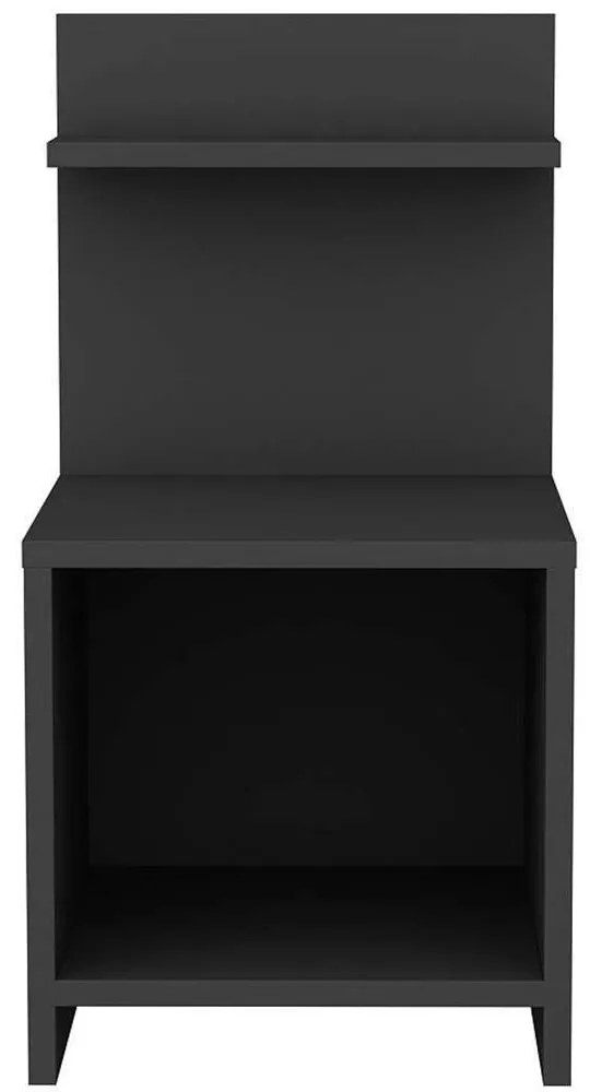 Κομοδίνο Ullman 322RTC1619 35,6x37,4x72cm Anthracite