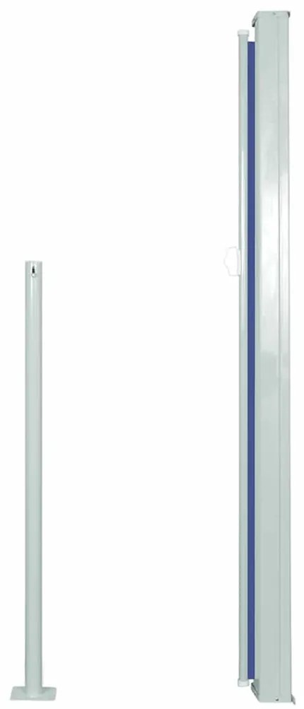 vidaXL Σκίαστρο Πλαϊνό Συρόμενο Μπλε 160 x 500 εκ.