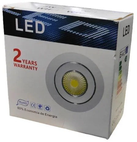 LED λάμπα σποτάκι 5W WH 7.2cm - LED lamp