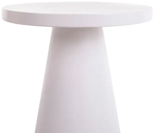 Τραπέζι από τσιμέντο λευκό 45 x 50 εκ.