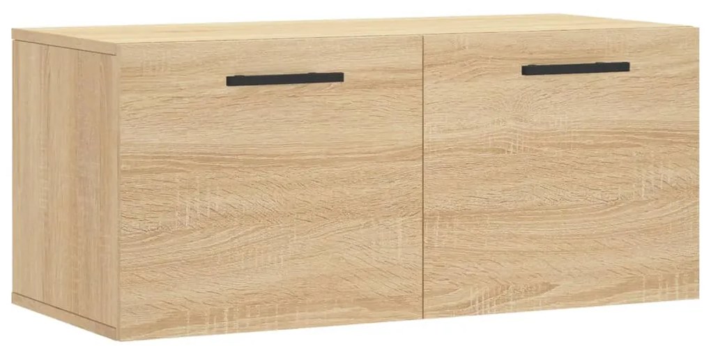 vidaXL Ντουλάπι Τοίχου Sonoma Δρυς 80x36,5x35 εκ. Επεξεργασμένο Ξύλο