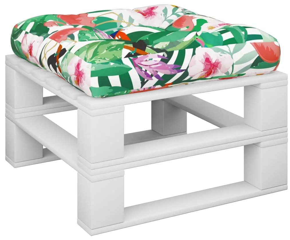 vidaXL Μαξιλάρι Παλέτας Πολύχρωμο 60 x 60 x 12 εκ. Υφασμάτινο